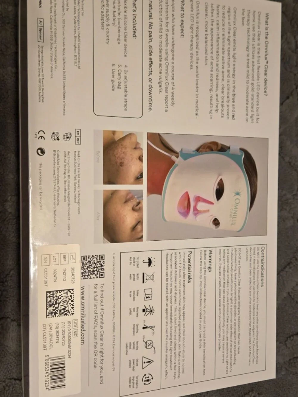 Omnilux light therapy